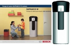Pompe di calore per acqua sanitaria junkers –bosch supraeco